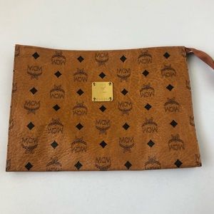 MCM Zippered Pouch/Clutch
